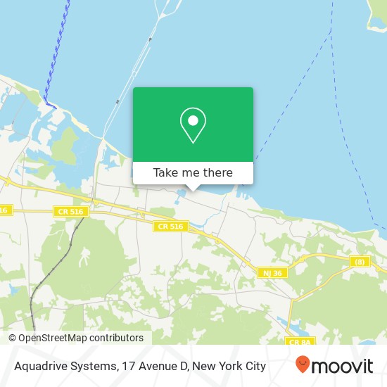 Mapa de Aquadrive Systems, 17 Avenue D