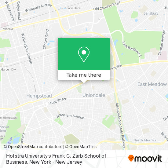 Hofstra University's Frank G. Zarb School of Business map