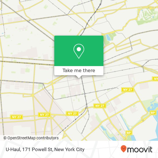 Mapa de U-Haul, 171 Powell St