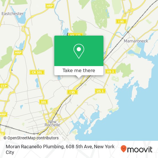 Mapa de Moran Racanello Plumbing, 608 5th Ave