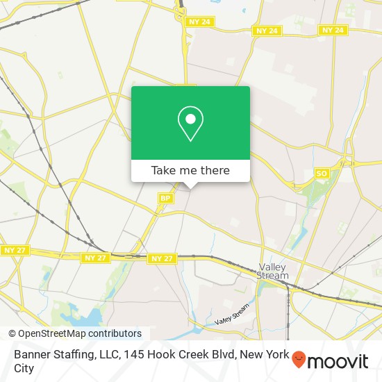 Banner Staffing, LLC, 145 Hook Creek Blvd map