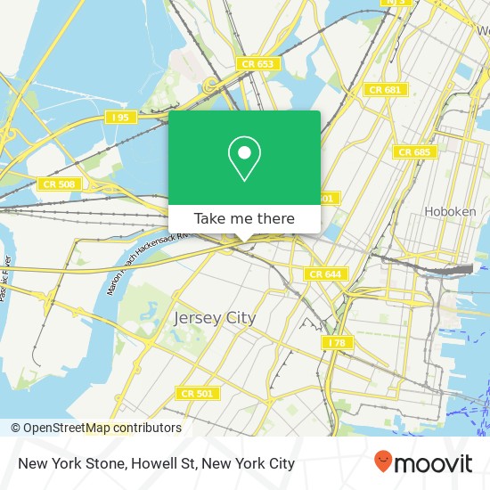 New York Stone, Howell St map