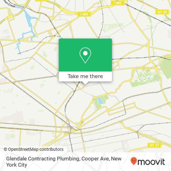 Mapa de Glendale Contracting Plumbing, Cooper Ave