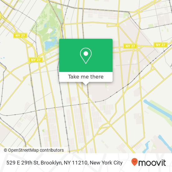 529 E 29th St, Brooklyn, NY 11210 map