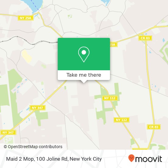 Mapa de Maid 2 Mop, 100 Joline Rd