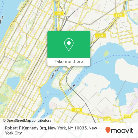 Robert F Kennedy Brg, New York, NY 10035 map
