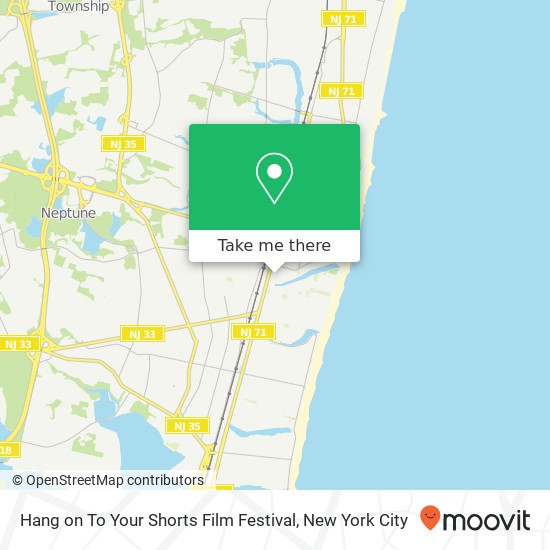 Hang on To Your Shorts Film Festival map