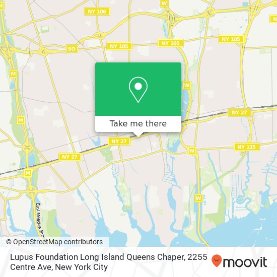 Mapa de Lupus Foundation Long Island Queens Chaper, 2255 Centre Ave