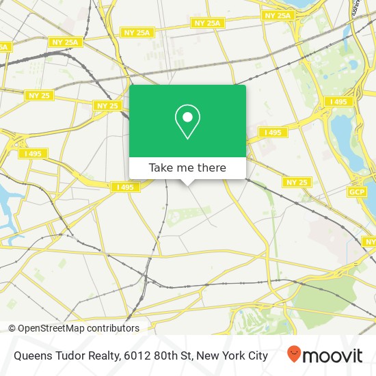 Queens Tudor Realty, 6012 80th St map