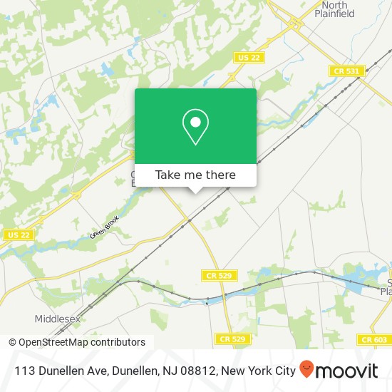 113 Dunellen Ave, Dunellen, NJ 08812 map