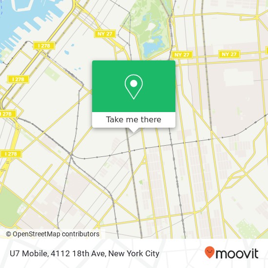 Mapa de U7 Mobile, 4112 18th Ave