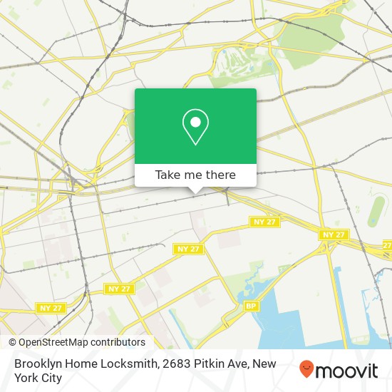 Brooklyn Home Locksmith, 2683 Pitkin Ave map