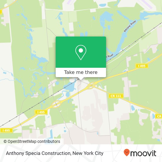 Mapa de Anthony Specia Construction