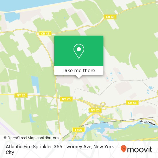 Mapa de Atlantic Fire Sprinkler, 355 Twomey Ave