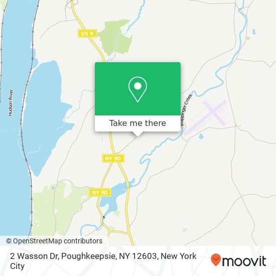 Mapa de 2 Wasson Dr, Poughkeepsie, NY 12603