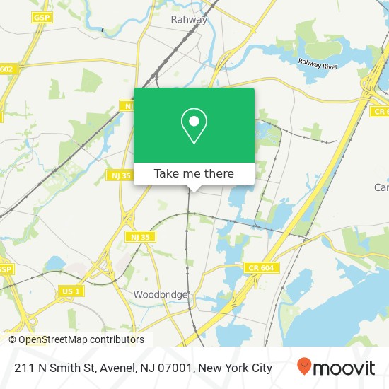 211 N Smith St, Avenel, NJ 07001 map