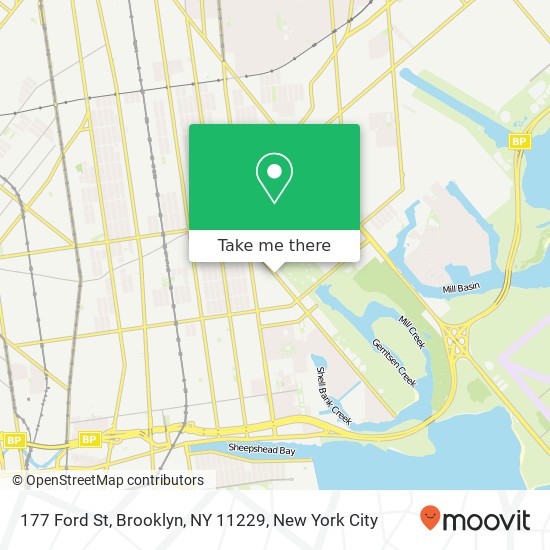 177 Ford St, Brooklyn, NY 11229 map