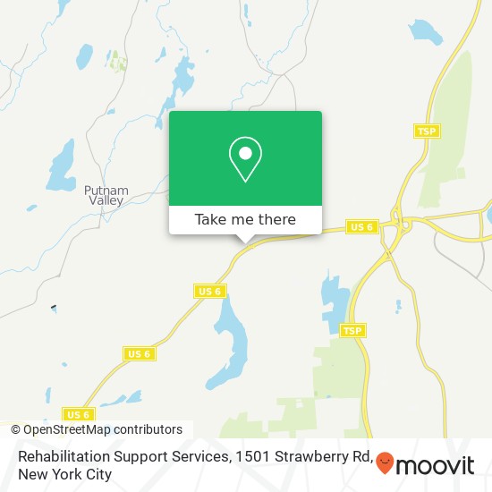 Rehabilitation Support Services, 1501 Strawberry Rd map