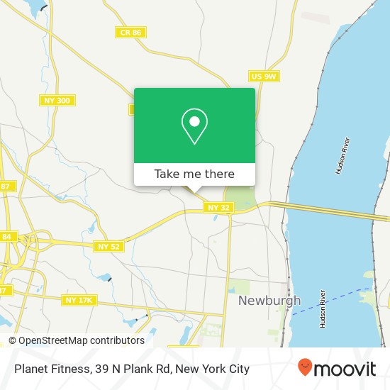 Planet Fitness, 39 N Plank Rd map