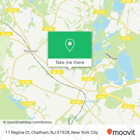 17 Regina Ct, Chatham, NJ 07928 map