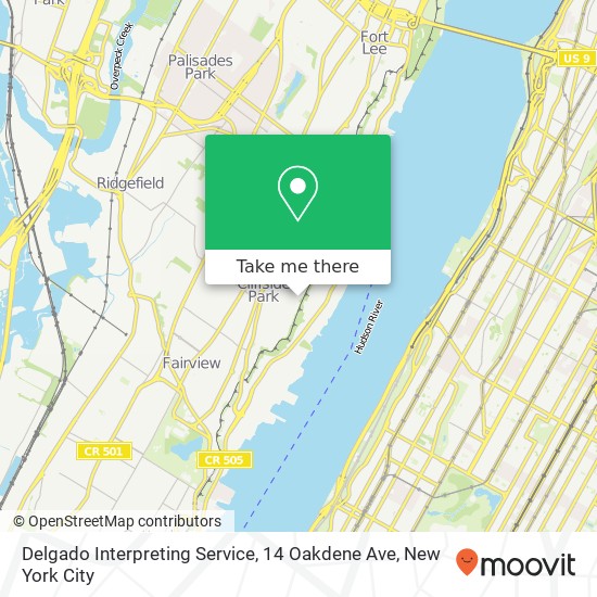 Mapa de Delgado Interpreting Service, 14 Oakdene Ave