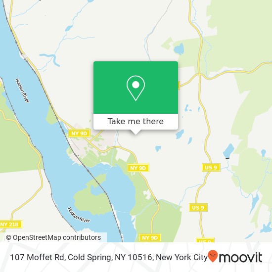 107 Moffet Rd, Cold Spring, NY 10516 map