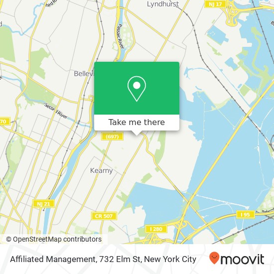 Affiliated Management, 732 Elm St map