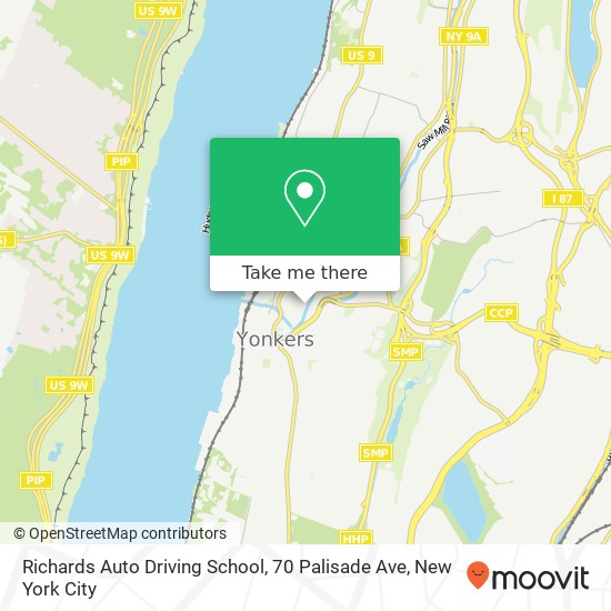 Richards Auto Driving School, 70 Palisade Ave map