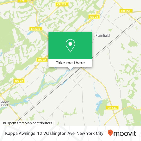 Mapa de Kappa Awnings, 12 Washington Ave