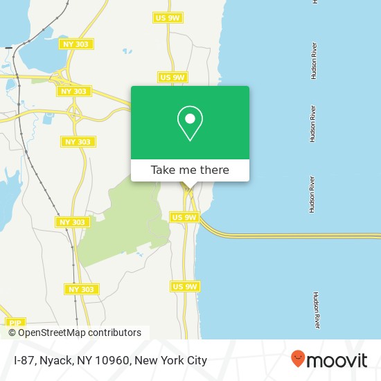 I-87, Nyack, NY 10960 map