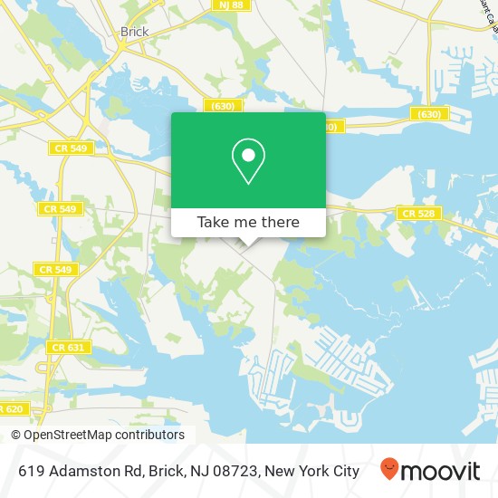 619 Adamston Rd, Brick, NJ 08723 map