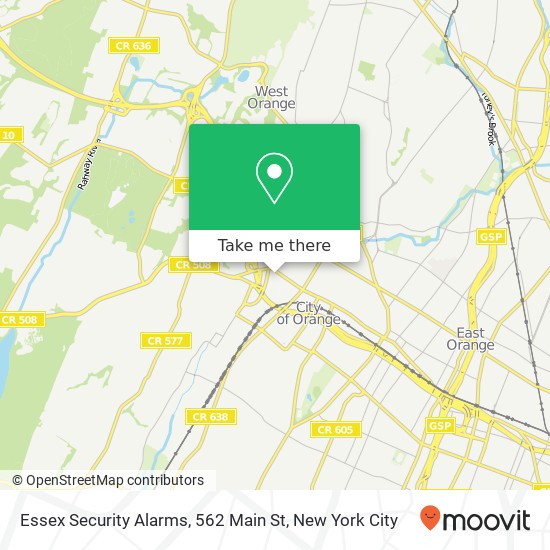 Mapa de Essex Security Alarms, 562 Main St