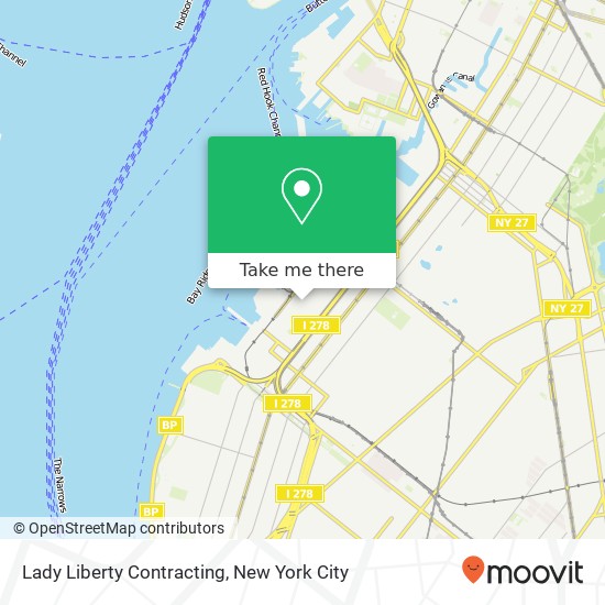 Lady Liberty Contracting map