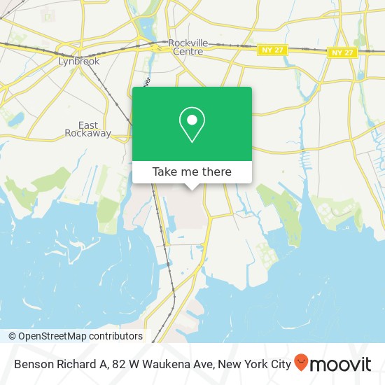 Benson Richard A, 82 W Waukena Ave map