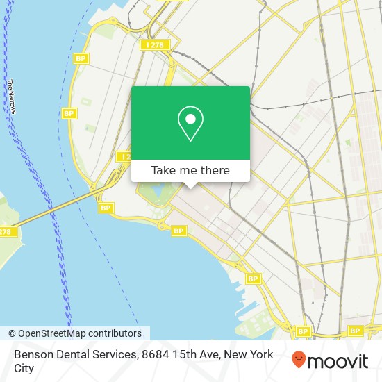 Mapa de Benson Dental Services, 8684 15th Ave
