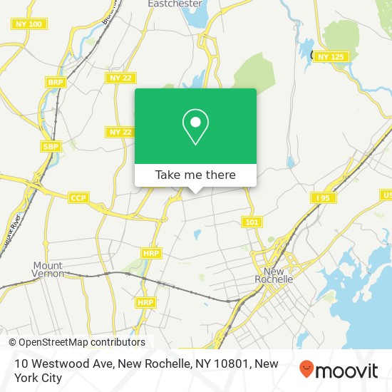 10 Westwood Ave, New Rochelle, NY 10801 map