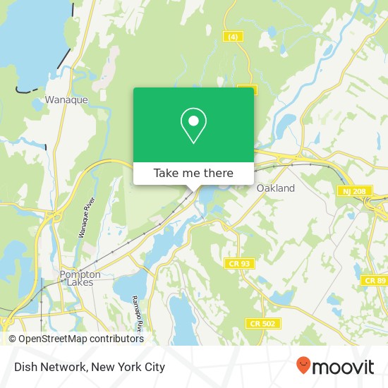 Mapa de Dish Network