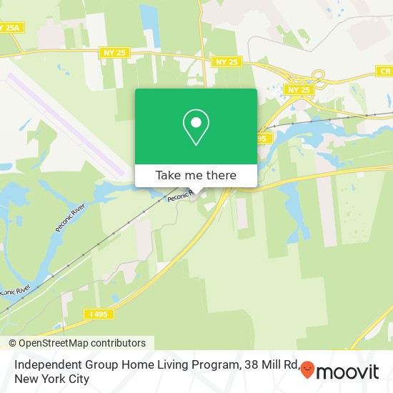 Mapa de Independent Group Home Living Program, 38 Mill Rd