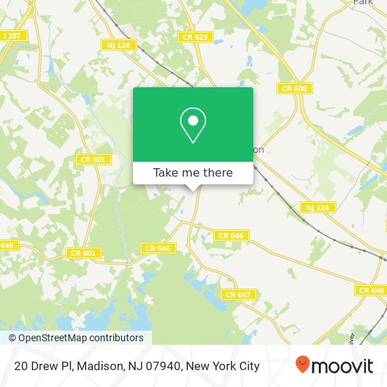 20 Drew Pl, Madison, NJ 07940 map