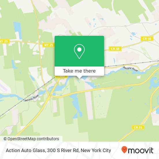 Action Auto Glass, 300 S River Rd map