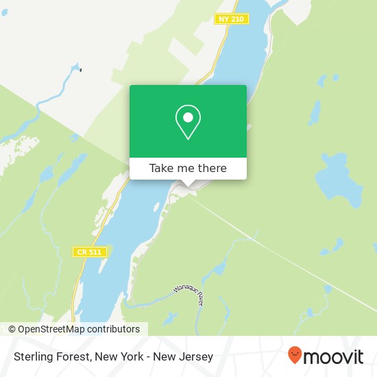 Mapa de Sterling Forest