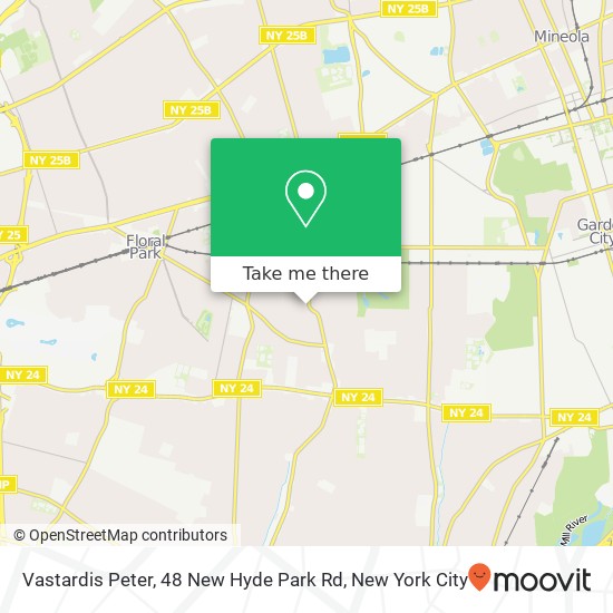 Vastardis Peter, 48 New Hyde Park Rd map