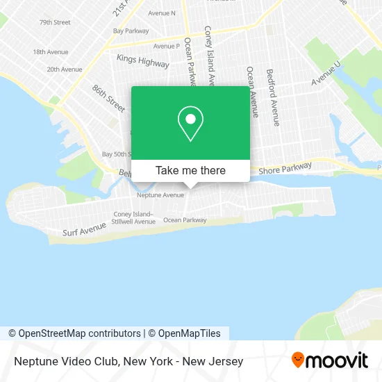 Neptune Video Club map