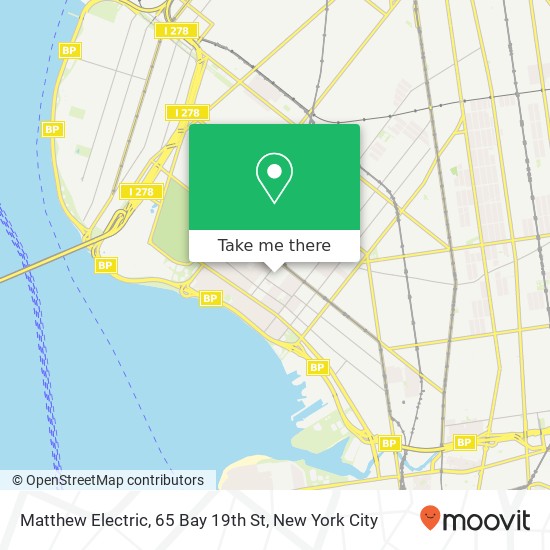 Matthew Electric, 65 Bay 19th St map