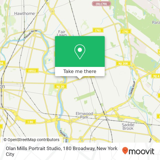 Mapa de Olan Mills Portrait Studio, 180 Broadway