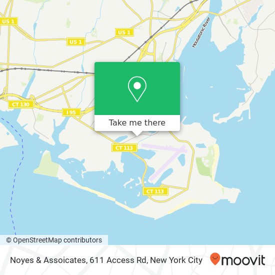 Mapa de Noyes & Assoicates, 611 Access Rd