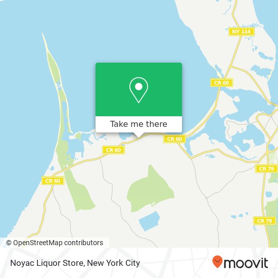 Noyac Liquor Store map