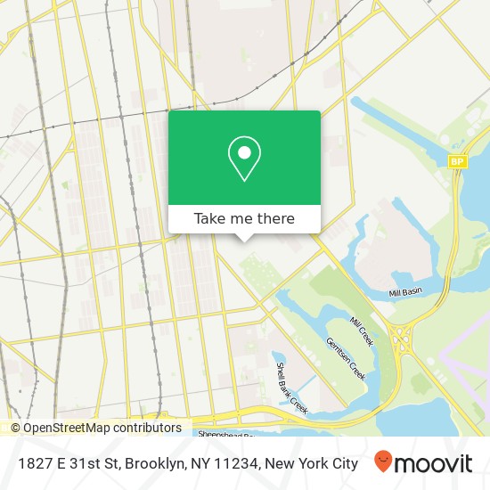 1827 E 31st St, Brooklyn, NY 11234 map