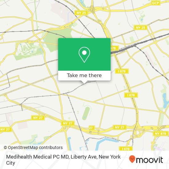 Mapa de Medihealth Medical PC MD, Liberty Ave