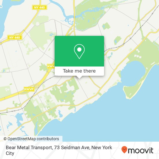 Mapa de Bear Metal Transport, 73 Seidman Ave